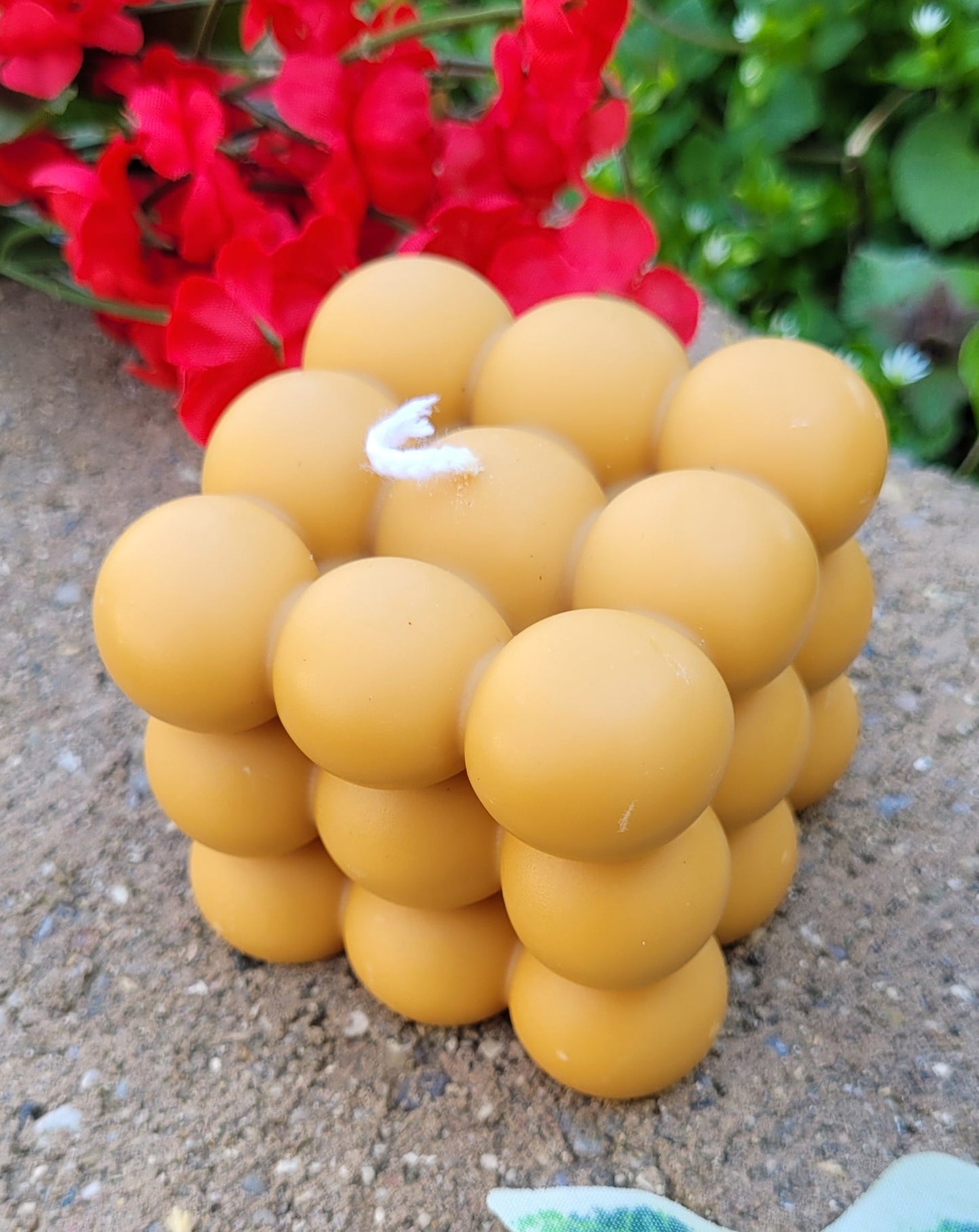 Bubble Cube Decorative Candle